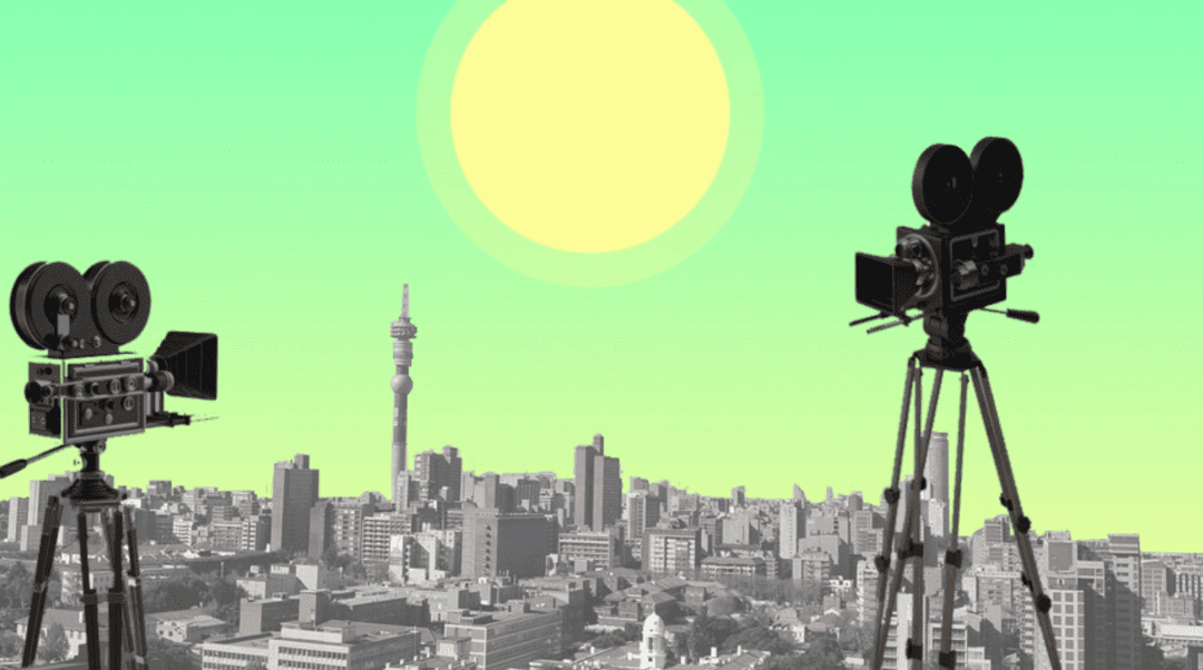 Artistic image of Johannesburg city