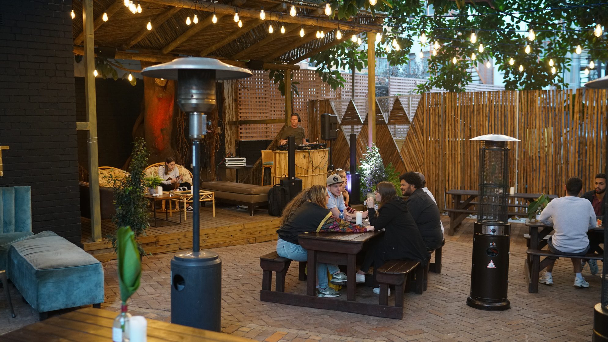 The Yard - Sin & Tax - Outside seating area