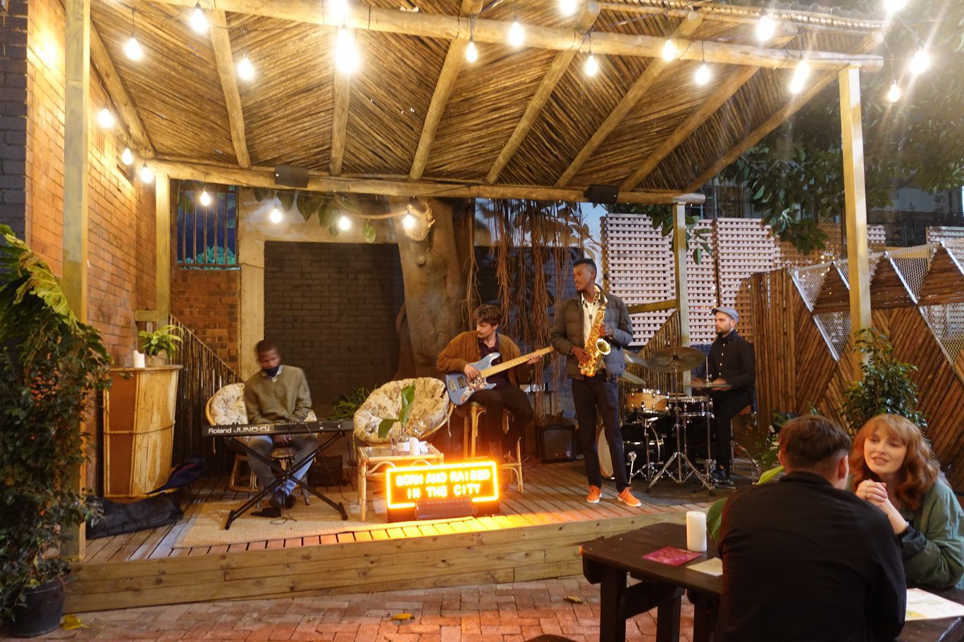 View of perfomers area at The Yard - Sin & Tax